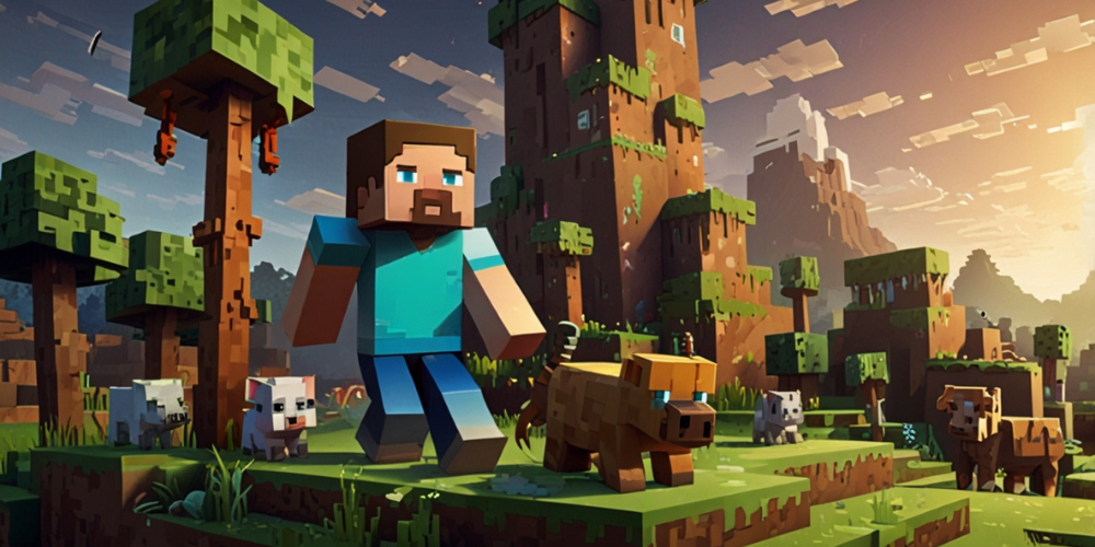 Minecraft game characters