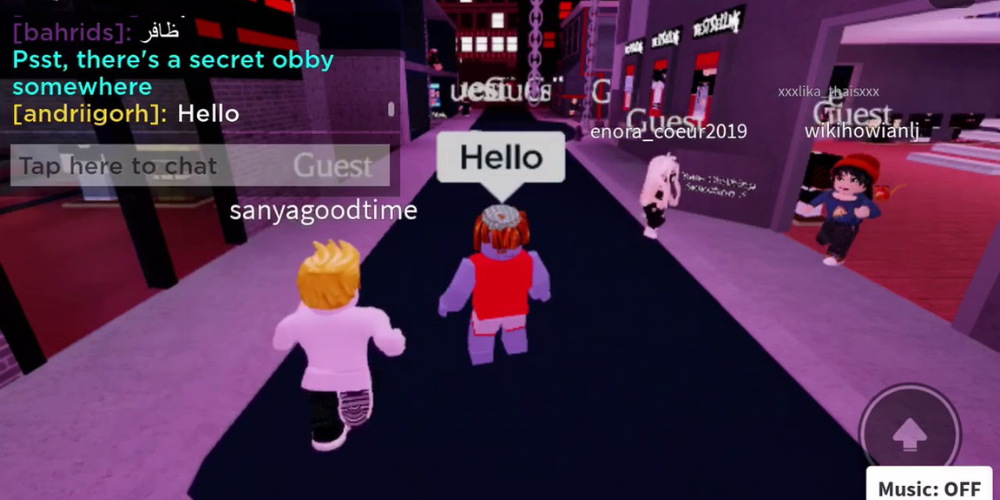 roblox game chat